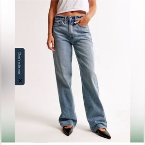 Abercrombie The Slouchy Jean Mid Rise
